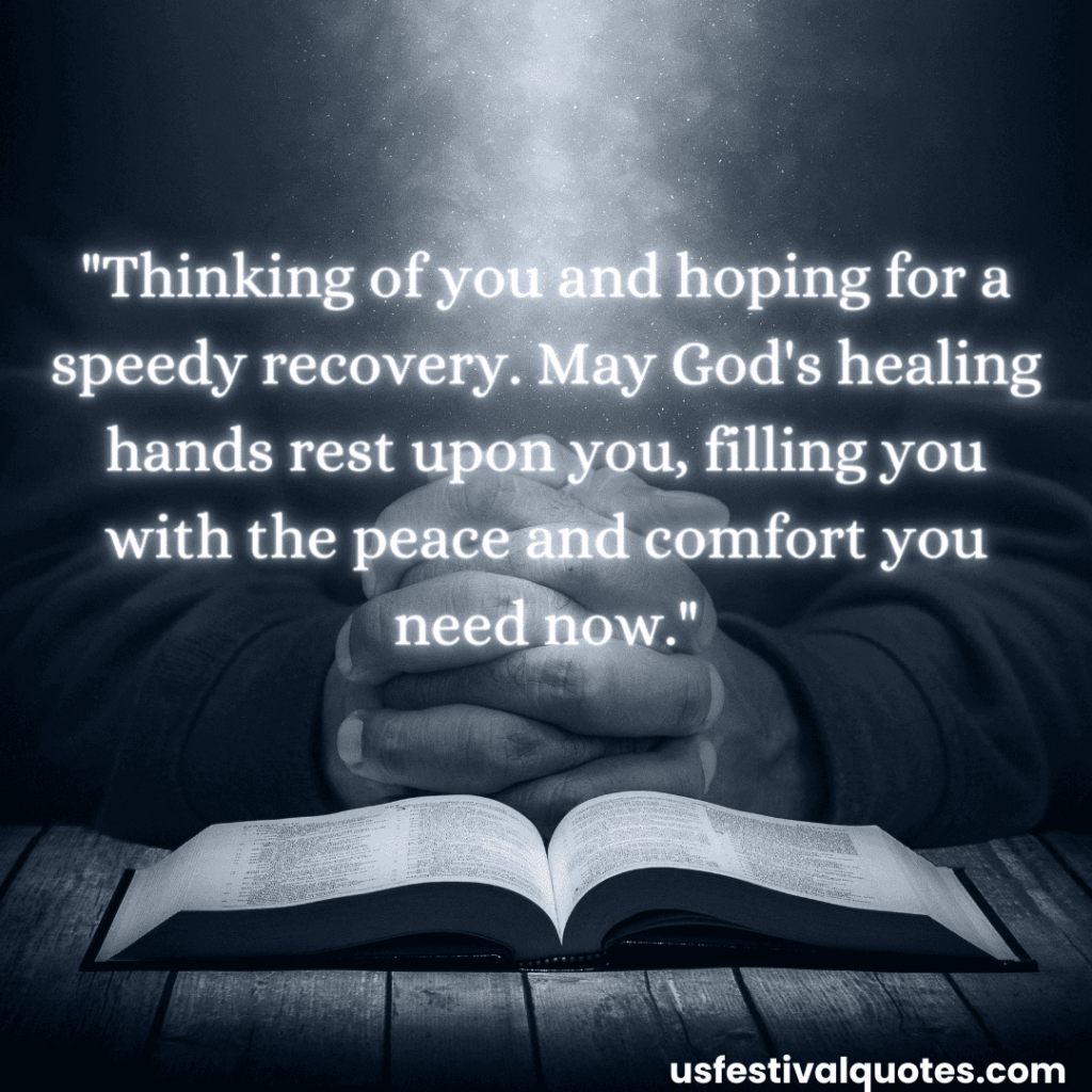 speedy recovery prayer message for a friend