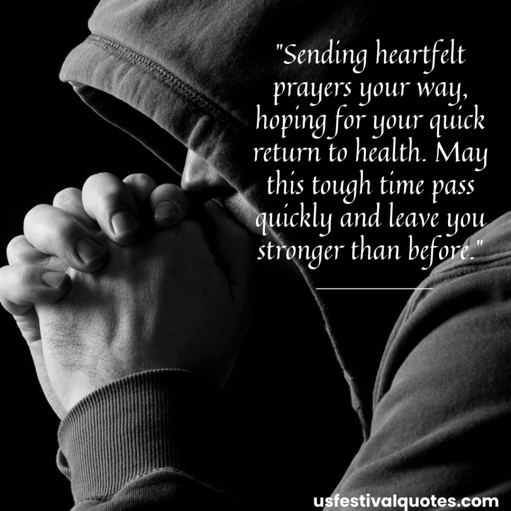 speedy recovery prayer message for my friend